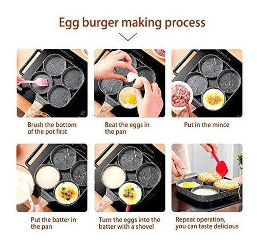 SARTEN PARA HUEVOS 4 PUESTOS